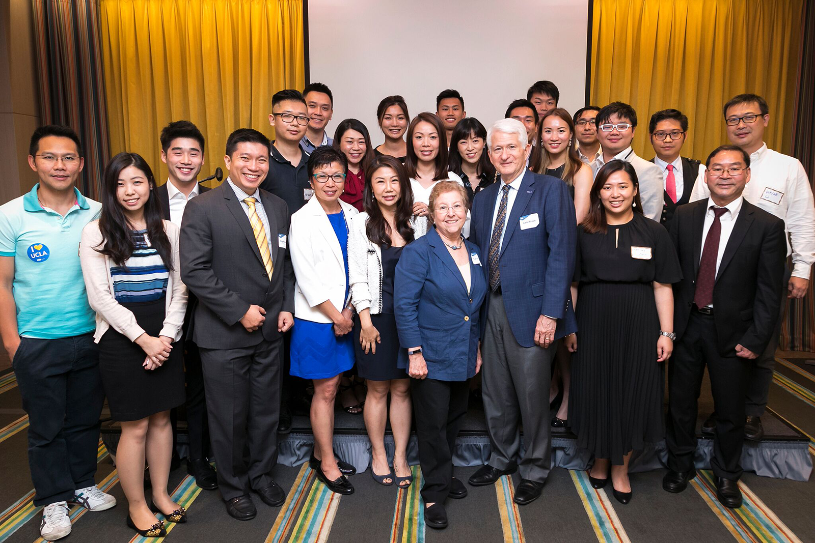 Chancellor Block and Wing Hung Ki ’90, Ph.D. ’95 in Hong Kong