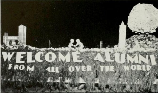 Alumni Homecoming Float 1934