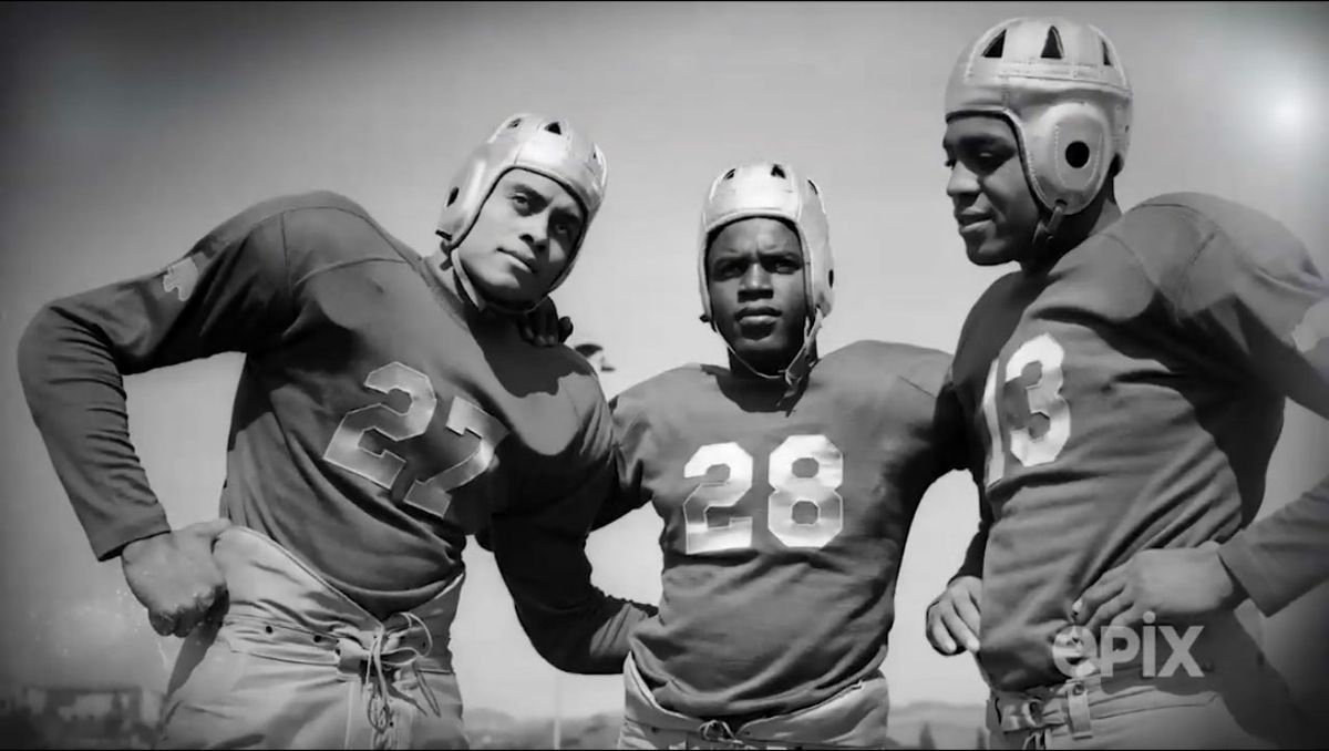 Woody Strode, Jackie Robinson, Kenny Washington