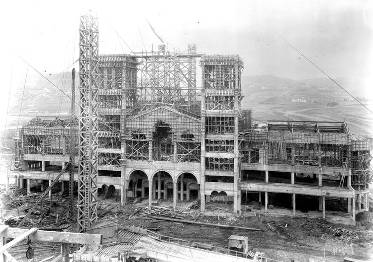 Royce Hall Under Construction 1928